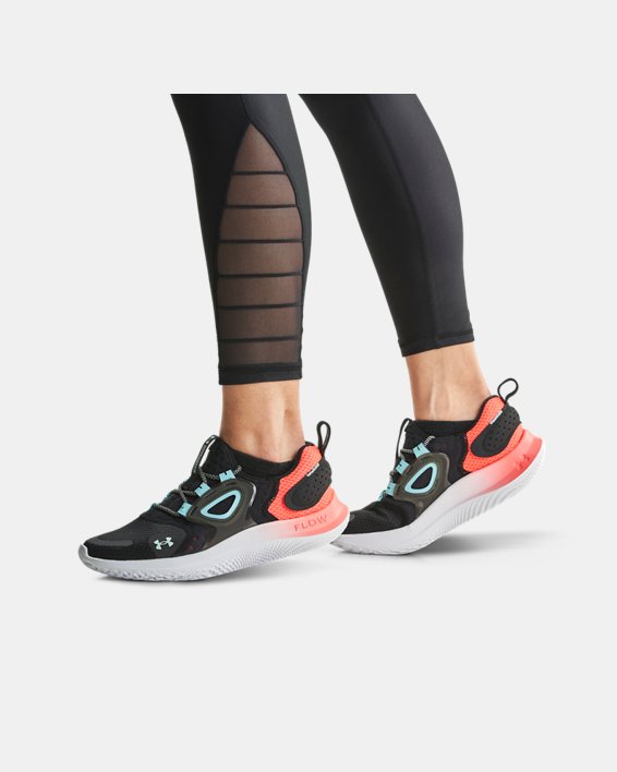 Women's UA Flow Velociti MVMNT SNG Sportstyle Shoes in Black image number 7